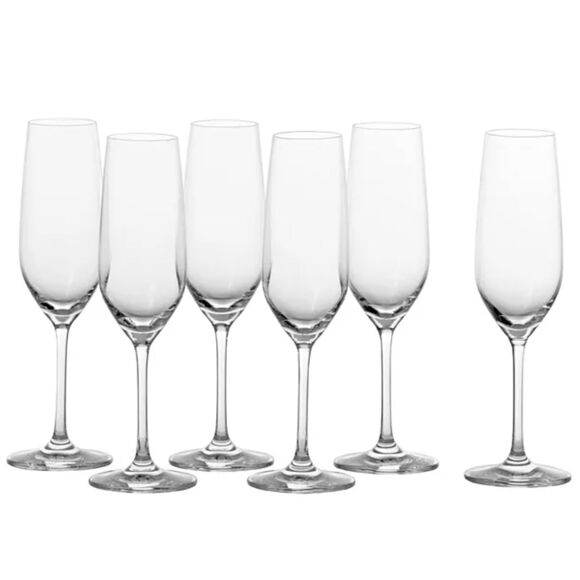 Schott Zwiesel Tritan Forte Sparkling Wine Glasses 7.7oz, Set of 6-NIB - Picture 1 of 12